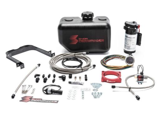 Picture of Snow Performance 11 - 17 Mustang Stg 2 Boost Cooler FI Water Injection Kit (SS Braid Line 4AN)