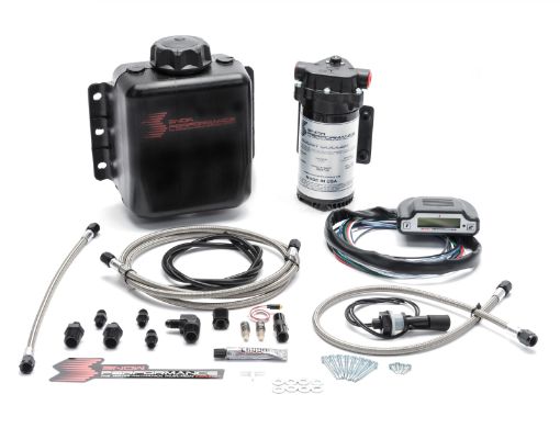 Picture of Snow Performance Stg 3 Boost Cooler DI 2D MAP Prog. Water Injection Kit (SS Braided Line 4AN)