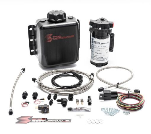 Picture of Snow Performance Stg 1 Boost Cooler Water Injection Kit TD (wSS Braided Line 4AN Fittings)