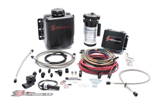 Picture of Snow Performance Stg 4 Boost Cooler Platinum Water Injection Kit (wSS Braid Line and 4AN Fitting)