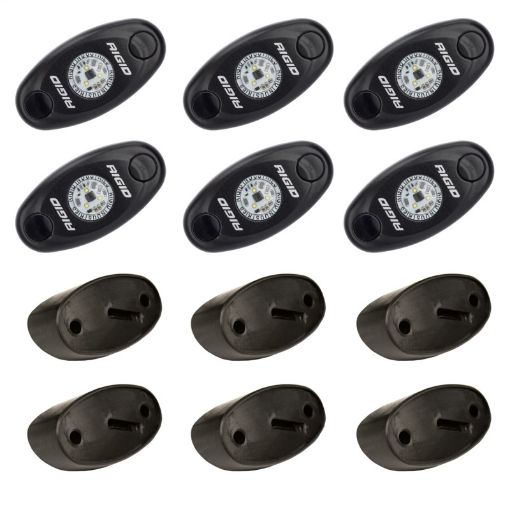 Picture of Rigid Industries Rock Light Kit - Amber (6 lights)