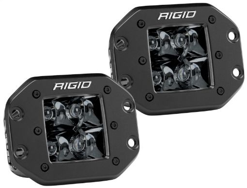 Picture of Rigid Industries D2 - Midnight Edition Flush Mount Spot Lights