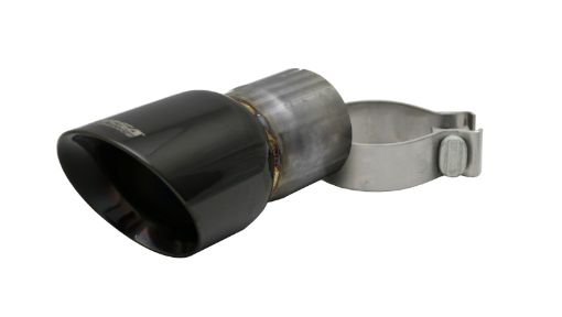 Picture of Corsa Single Universal 2.75in Inlet 3.5in Outlet Black PVD Pro - Series Tip Kit