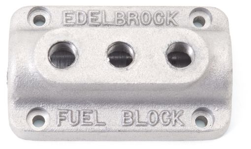 Picture of Edelbrock Fuel Block Triple As Cast