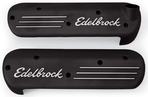 Picture of Edelbrock Coil Cover GM Gen 3 LS1 Black Coated