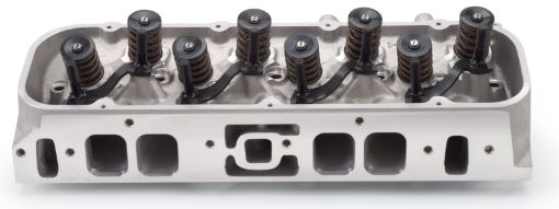 Picture of Edelbrock Cyl Head E - Street BB Chevy Oval Port Complete Single