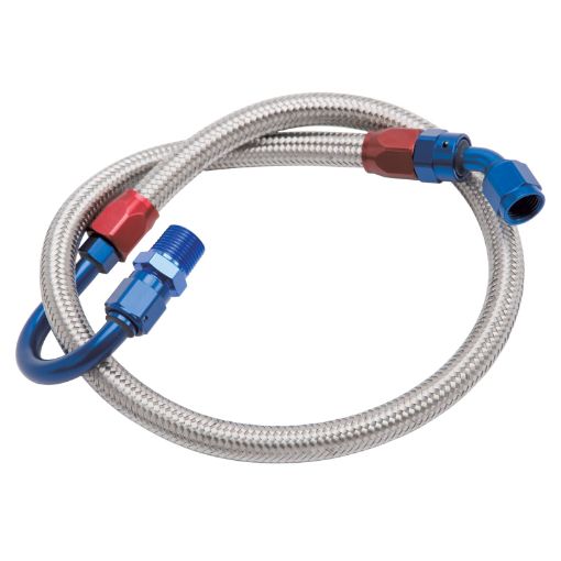 Picture of Edelbrock Fuel Line Braided Stainless for SBF ( Use w 8134 )