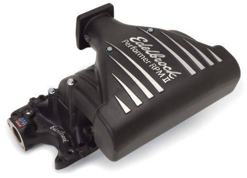 Picture of Edelbrock Intake Manifold Ford Mustang 5 0L Performer RPM II Manifold Black Finish