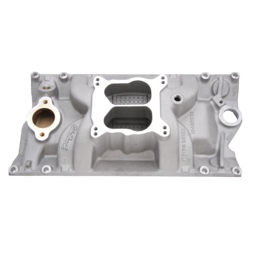 Picture of Edelbrock Manifold SBC Performer RPM Vortec Marine As - Cast