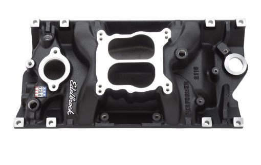 Picture of Edelbrock Intake SBC Performer Vortec Black