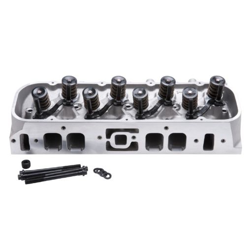 Picture of Edelbrock Cylinder Head BBC Performer RPM Oval Port 100cc Complete Single w Springs