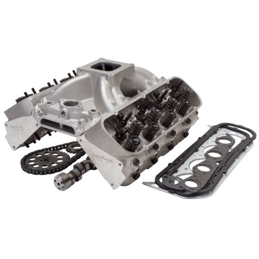 Picture of Edelbrock Power Package Top End Kit BBC 502 CI Hydraulic Roller Camshaft 600 Hp