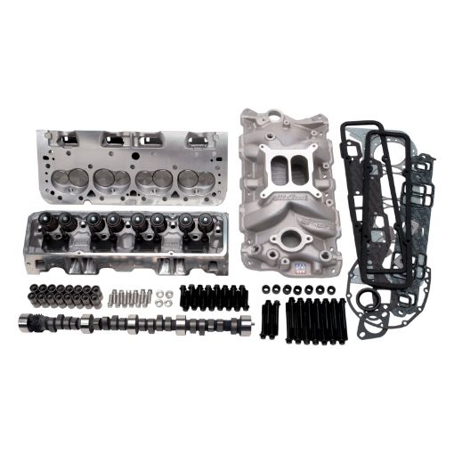 Picture of Edelbrock Power Package Top End Kit E - Street and Performer Sbc