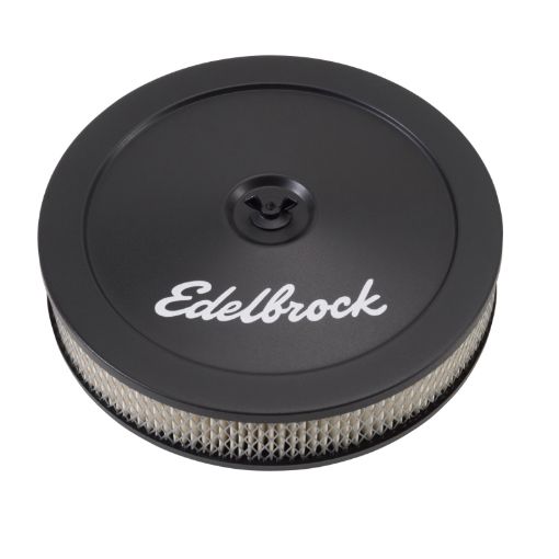 Picture of Edelbrock Air Cleaner Pro - Flo Series Round Steel Top Paper Element 10In Dia X 3 5In Black