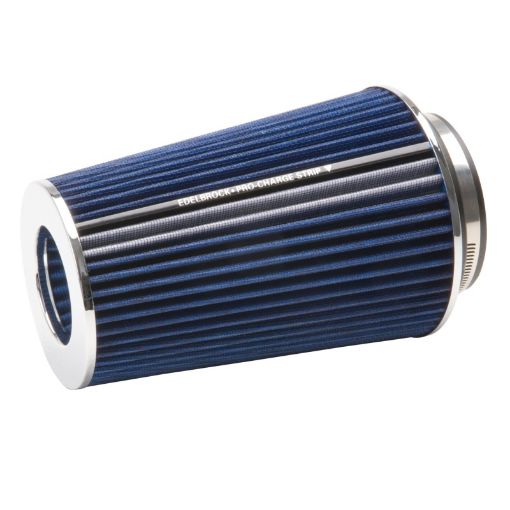 Picture of Edelbrock Air Filter Pro - Flo Series Conical 10In Tall BlueChrome