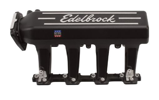 Picture of Edelbrock EFI Manifold Pro Flo XT GM LS1 w Black Powder Coated Finish