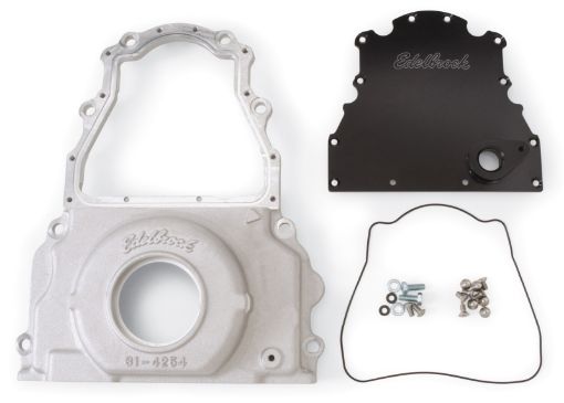 Picture of Edelbrock Timing Cover 2 - Piece for GM Gen 4 Ls - Series