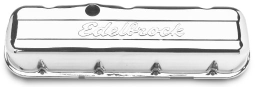 Picture of Edelbrock Valve Cover Signature Series Chevrolet 1965 and Later 396 - 502 V8 Low Chrome