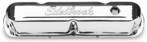 Picture of Edelbrock Valve Cover Signature Series Chrysler 1965 - 1991 318 - 340 - 360 CI V8 Chrome