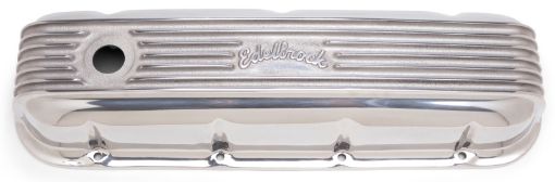 Picture of Edelbrock Valve Cover Classic Series Chevrolet 1965 and Later 396 - 502 V8 Polshed