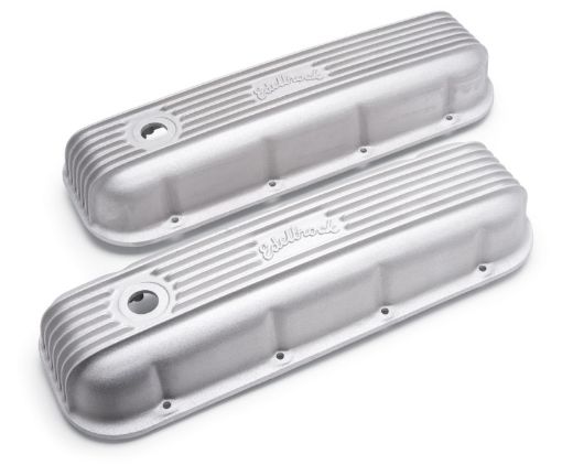 Picture of Edelbrock Valve Cover Classic Series Chevrolet 1965 and Later 396 - 502 V8 Satin