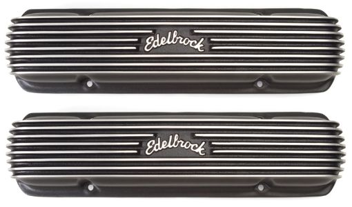 Picture of Edelbrock Valve Cover Classic Series Pontiac 1962 - 1979 301 - 455 CI V8 Black