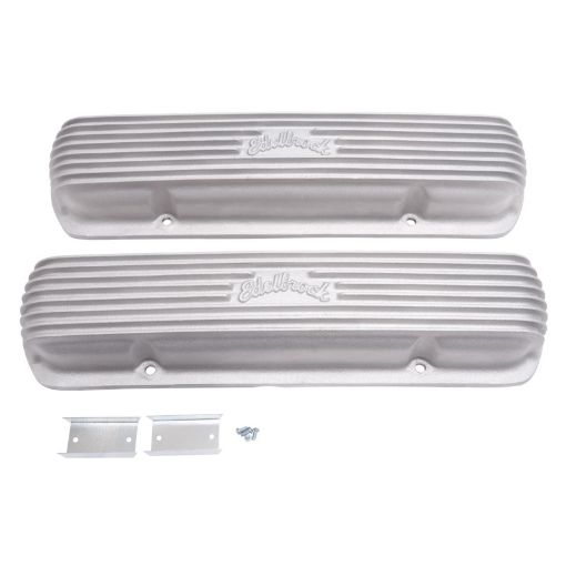 Picture of Edelbrock Valve Cover Classic Series Pontiac 1962 - 1979 301 - 455 CI V8 Satin