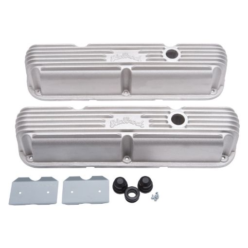 Picture of Edelbrock Valve Cover Classic Series Chrysler La 318 - 340 - 360 CI V8 Satin