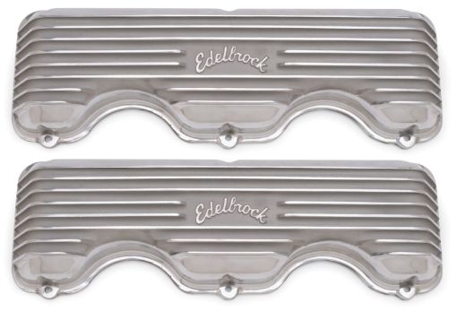 Picture of Edelbrock Valve Cover Classic Series Chevrolet W 348409 CI V8 Polshed