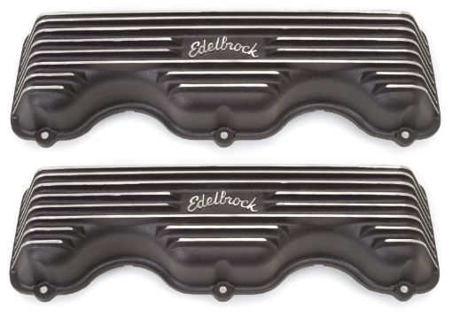 Picture of Edelbrock Valve Cover Classic Series Chevrolet W 348409 CI V8 Black