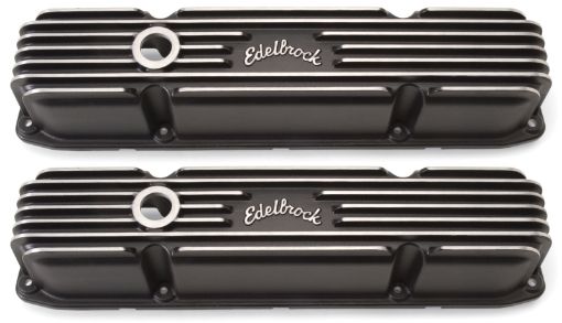 Picture of Edelbrock Valve Cover Classic Series Chrysler 383440 CI V8 Black