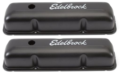 Picture of Edelbrock Valve Cover Signature Series Ford 1958 - 1976 FE V8 Black