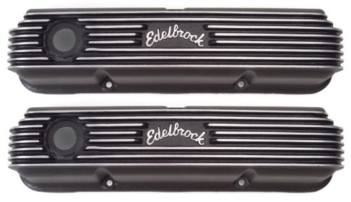 Picture of Edelbrock Valve Cover Classic Series Ford 1958 - 1976 FE V8 Black