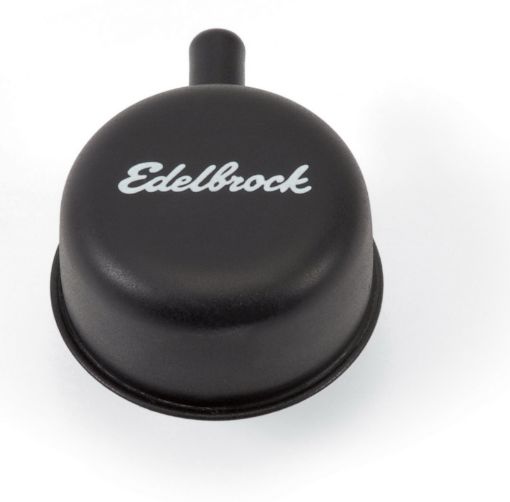 Picture of Edelbrock Round Cap w Nipple Black