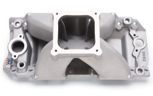 Picture of Edelbrock Manifold BB Chevy Short Deck Super Victor II (565) CNC Port - Matched for 60409 CNC Heads