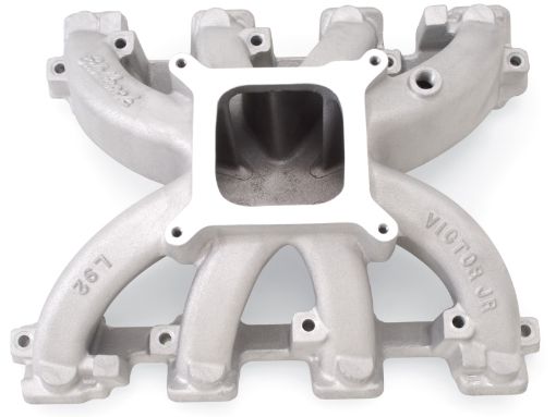 Picture of Edelbrock Manifold Victor Jr GM Gen IV L92 Carbureted Applications (Corrected - Mc)