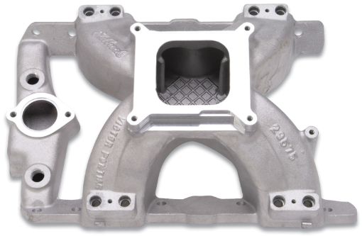 Picture of Edelbrock Intake Manifold Super Victor EFI Pontiac 389455 for STD Flange Tb