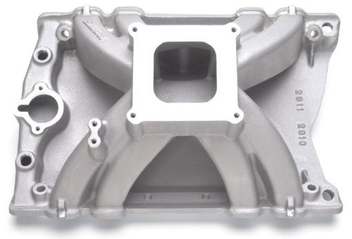 Picture of Edelbrock Manifold Victor Olds w Standard Squarebore Flange