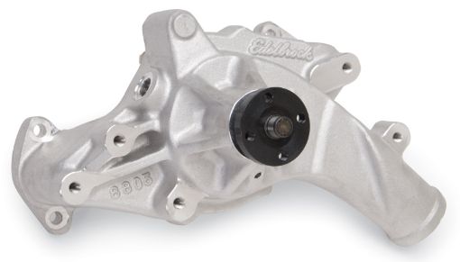 Picture of Edelbrock Water Pump High Performance Ford 1965 - 76 FE V8 Engines Standard Length Satin Finish