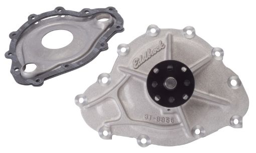 Picture of Edelbrock Water Pump High Performance Pontiac 1969 - 79 389 - 455 CI V8 Engines Standard Length