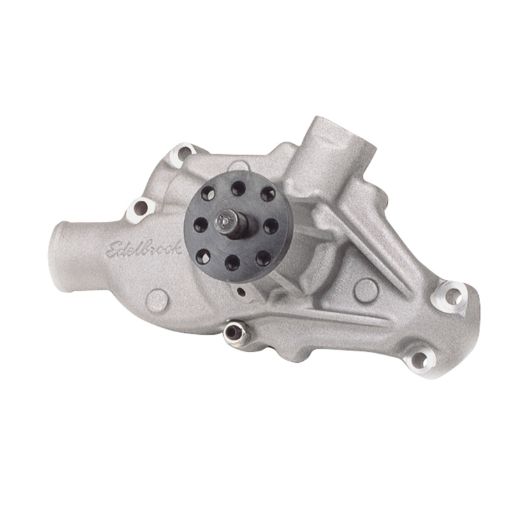 Picture of Edelbrock Water Pump High Performance Chevrolet 350 CI V8 Short Style Satin Finish