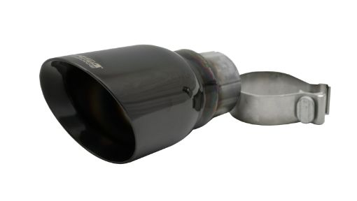 Picture of Corsa Single Universal 2.5in Inlet 4in Outlet Black PVD Pro - Series Tip Kit