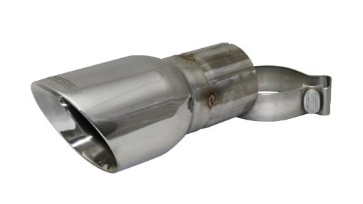 Picture of Corsa Single Universal 3.0in Inlet 4in Outlet Polished Pro - Series Tip Kit