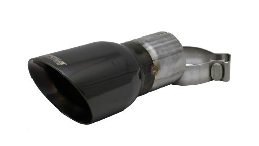 Picture of Corsa Single Universal 3.0in Inlet 4.0in Outlet Black PVD Pro - Series Tip Kit