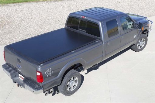 Picture of Access Original 17 - 19 Nissan Titan 5 - 12ft Bed (Clamps On w or wo Utili - Track) Roll - Up Cover