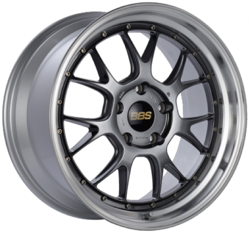 Picture of BBS LM - R 20x9.5 5x120 ET23 Diamond Black Center Diamond Cut Lip Wheel - 82mm PFSClip Required