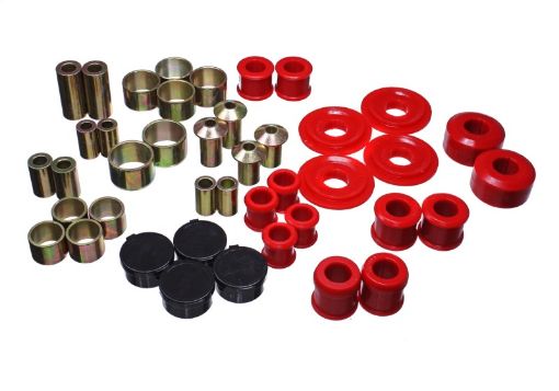 Picture of Energy Suspension 2015 Ford Mustang Rear Control Arm Bushing Set - Red