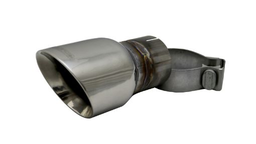 Picture of Corsa Single Universal 2.5in Inlet 3.5in Outlet Polished PVD Pro - Series Tip Kit