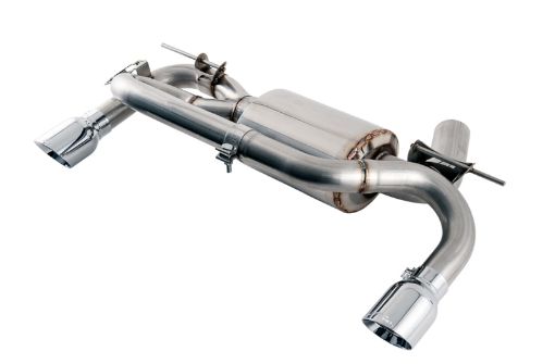 Picture of AWE Tuning BMW F3X 335i435i Touring Edition Axle - Back Exhaust - Chrome Silver Tips (102mm)