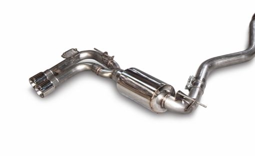 Picture of AWE Tuning BMW F3X N20N26 328i428i Touring Edition Exhaust Quad Outlet - 80mm Chrome Silver Tips